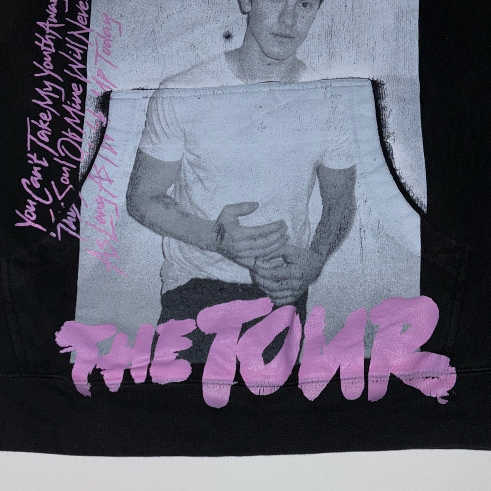 🎙️ 2019 SHAWN MENDES YCTMYA THE TOUR CONCERT BLACK LONG SLEEVE PULLOVER HOODIE - Picture 3 of 12